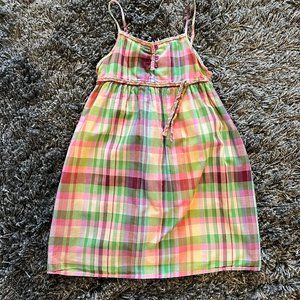 GapKids plaid sundress | Girls 8 | Pink | Green